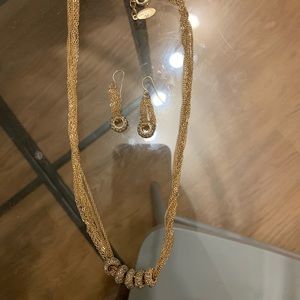 Ann Taylor necklace and earring set